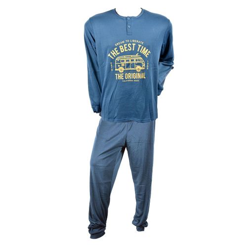 Pyjama Homme Long Sweet Secret C2710 Van Life Vert