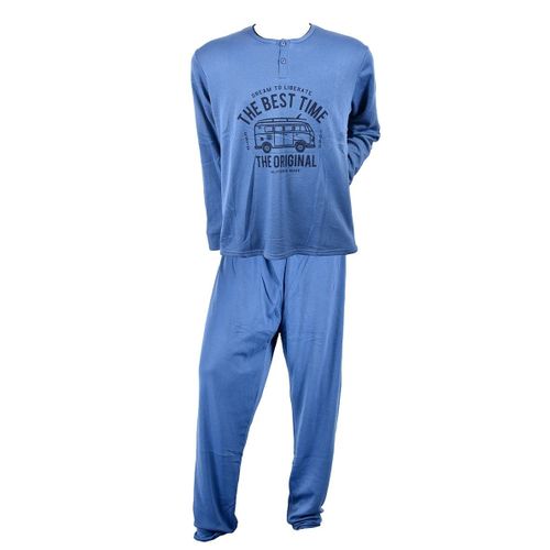Pyjama Homme Long Sweet Secret C2710 Van Life Bleu