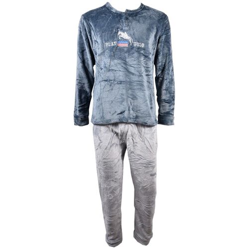 Pyjama Homme Long Sweet Secret J2084 Polaire Gris