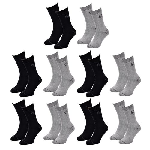 Chaussettes De Ville Homme Sergio Tacchini Pack De 10 Paires 2404 Premium Bouclette