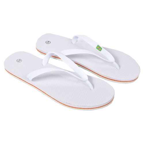 Tong Modes Chaussure De Plage Piscine U7560 Bresil Blanc
