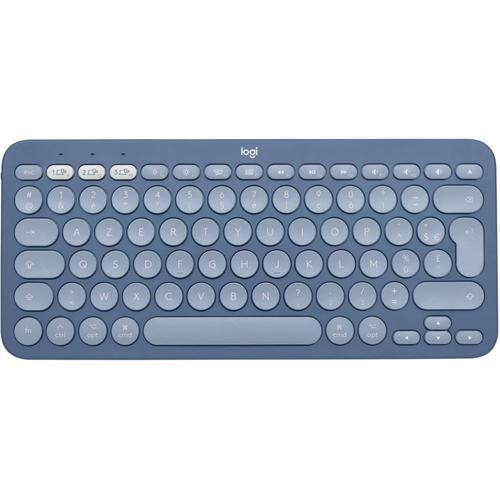 Logitech K380 Multi-Device Bluetooth Keyboard for Mac - Clavier - sans fil - Bluetooth 3.0 - AZERTY - Français - myrtille