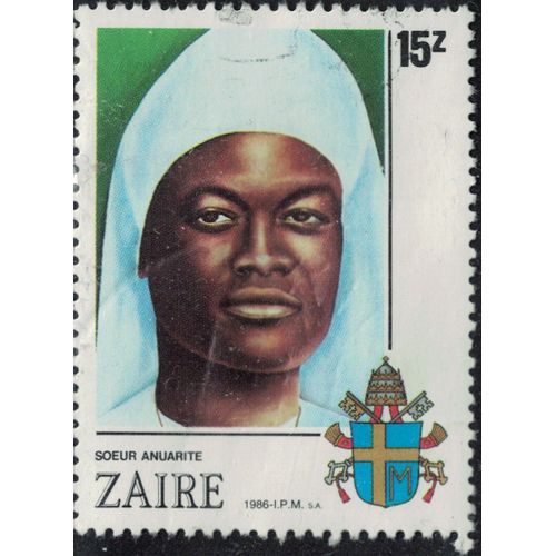 Zaïre 1986 Oblitéré Used Religion Soeur Clémentine Anuarite Y&t Cd 1236 Su