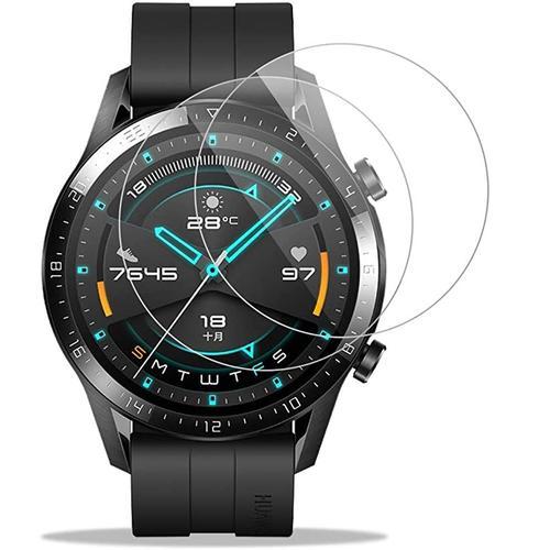 Verre Trempe Pour Huawei Watch Gt2 46mm [Pack 2] Film Vitre Protection Ecran Montre Connectee Phonillico©