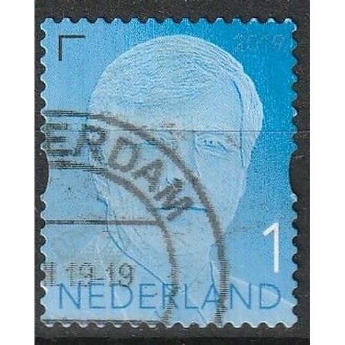 Pays-Bas, Le Roi Willem-Alexander. Timbre Oblitéré 2019 N° 3751