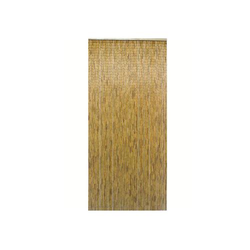 Rideau De Porte Bois De Bambou Vernis - Coloris Naturel - 100 X 220 Cm - Morel