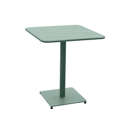 Table De Jardin Carrée Phuket Olive 65 X 65 Cm - 2 Places - Hespéride