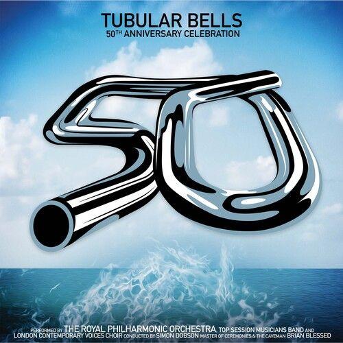 Royal Philharmonic Orchestra / Brian Blessed - Tubular Bells 50th Anniversary Celebration - Splatter [Vinyl Lp] Blue, Colored Vinyl, White