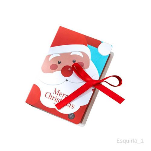 Esquirla Boîtes-Cadeaux De Noël En Carton 5" Avec Des Rubans Boîtes De Boulangerie Réutilisables Pour Les Mariages De La Saint-Valentin Fournitures De Fête De Père Noël