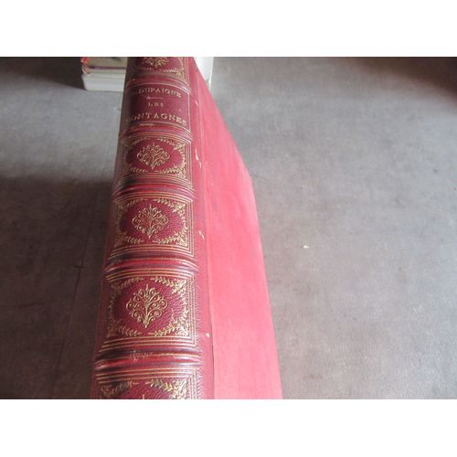 Les Montagnes Par Albert Dupaigne 7 Cartes En Couleurs Hors Texte Dessinees Par Dumas Vorzet Gravees Erhard Illustrations Dans Textes Riou Bayard Weil Ect 4 Edition Mame 1881
