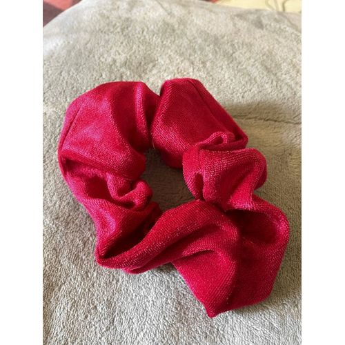 Chouchou Neuf En Velours Fushia