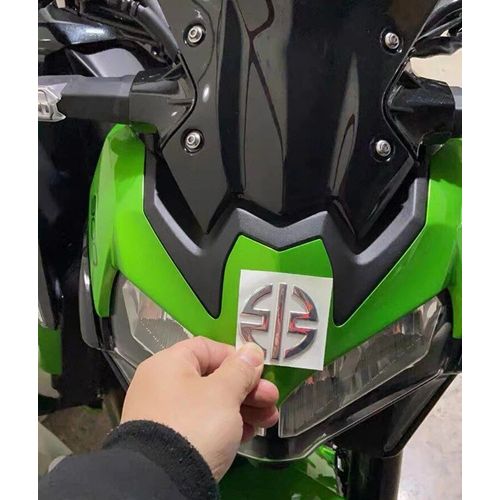 3d Moto Autocollant Réservoir Autocollants Emblème Logos Pour Kawasaki H2 Ninja H2r Z125 Z250 Z300 Z400 Z650 Z750 Z1000 Z900 Z800