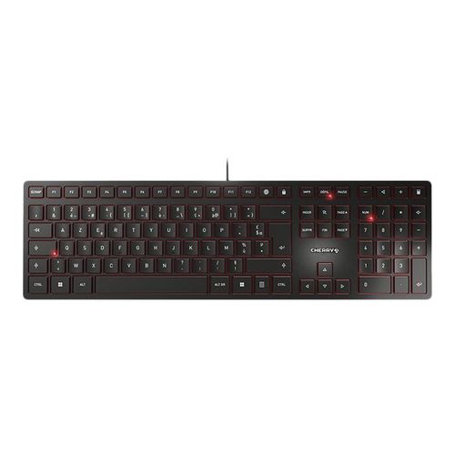 CHERRY KC 6000 SLIM - Clavier - USB - Français - commutateur : CHERRY SX - noir