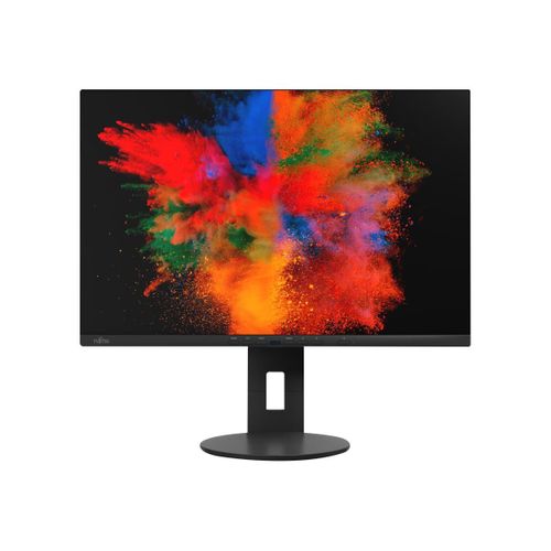 Fujitsu B2410 WS - Écran LED - 24.1" - 1920 x 1200 WUXGA - IPS - 300 cd/m² - 1000:1 - 5 ms - HDMI, DVI-D, VGA, DisplayPort - haut-parleurs - noir