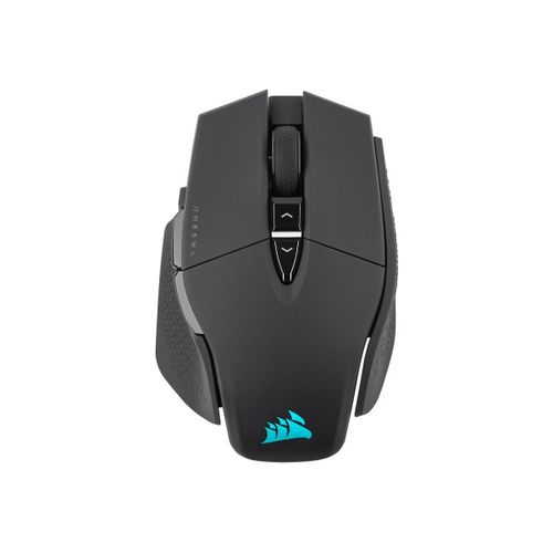 CORSAIR Gaming M65 RGB ULTRA WIRELESS - Souris - optique - 8 boutons - sans fil, filaire - Bluetooth, 2.4 GHz - récepteur sans fil USB - noir