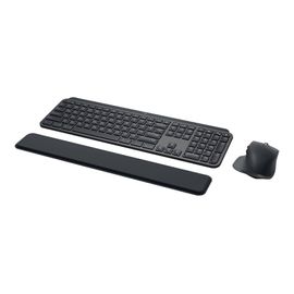 Logitech MX Keys Combo for Business - Ensemble clavier et souris - rétroéclairé - sans fil - Bluetooth LE - QWERTY - R.-U. - graphite