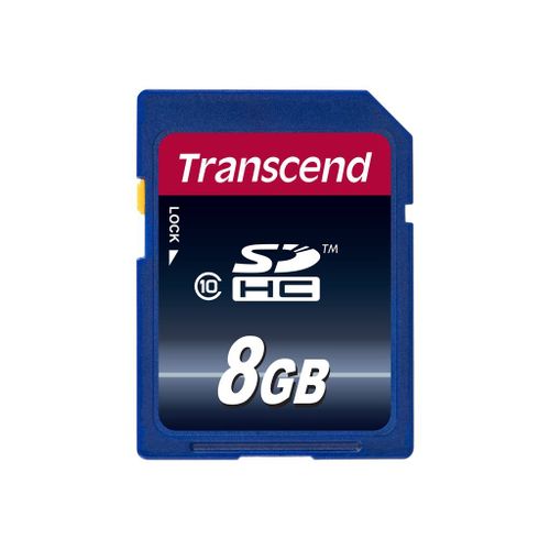 Transcend Ultimate - Carte mémoire flash - 8 Go - Class 10 - 200x - SDHC