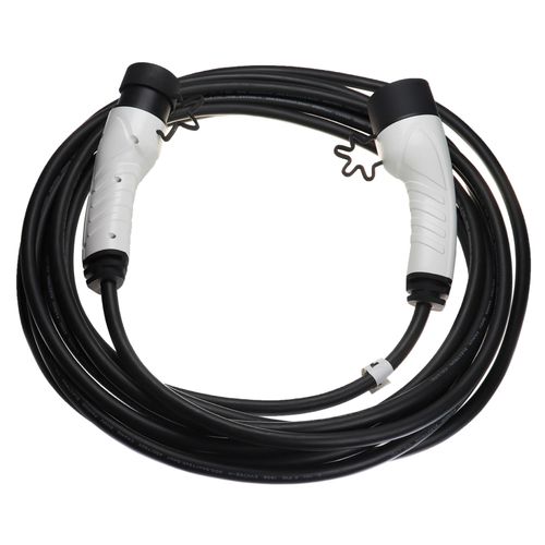 Vhbw Câble De Recharge Type 2 Vers Type 2 Compatible Avec Nissan Interstar Voiture Électrique - 1 Phase, 16 A, 3,5 Kw, 7 M