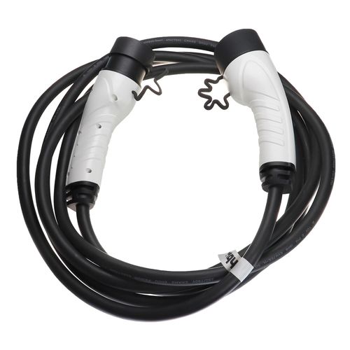 Vhbw Câble De Recharge Type 2 Vers Type 2 Compatible Avec Nissan Interstar Voiture Électrique - 3 Phases, 16 A, 11 Kw, 5 M