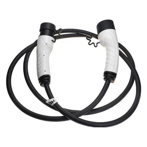 Vhbw Câble De Recharge Type 2 Vers Type 2 Compatible Avec Bmw M5 Voiture Électrique - 3 Phases, 16 A, 11 Kw, 3 M