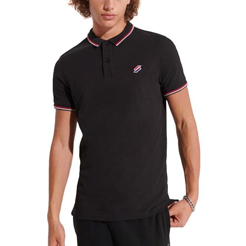Polo Superdry Original Mini Logo Homme Noir