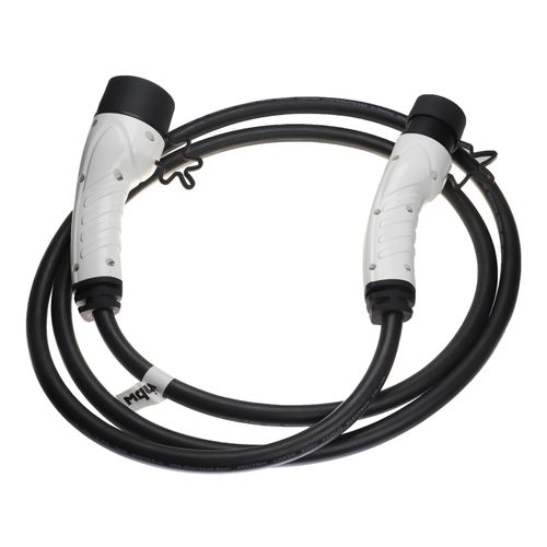 Vhbw Câble De Recharge Type 2 Vers Type 2 Compatible Avec Citroen Ami Voiture Électrique - 1 Phase, 32 A, 7 Kw, 3 M