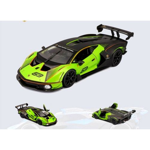 Véhicules Miniatures Die Cast 1/24 Racing - Lamborghini Essenza Scv12 - Verte