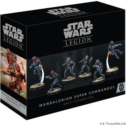 Star Wars Legion Mandalorian Super Commandos Unit Expansion [Games (Misc)] Figure, Table Top Game