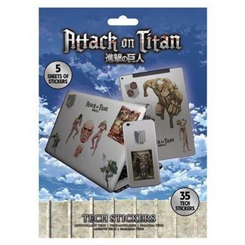 L'attaque Des Titans - Saison 3 - Tech Stickers Pack