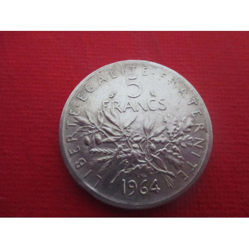 Pièce De 5 Francs Semeuse 1964