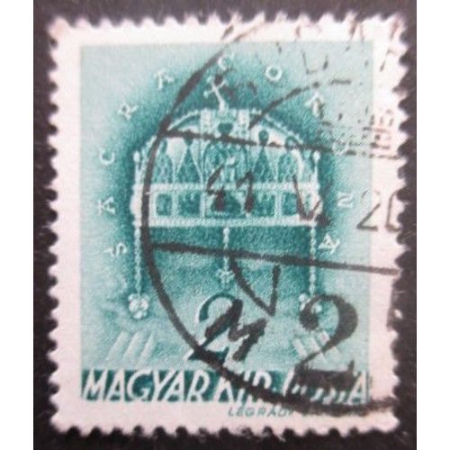 Hongrie N°525 Filigrane F Oblitéré