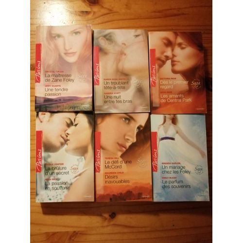 Lot 6 Livres Collection Passions - Les Foley Et Les Mccord