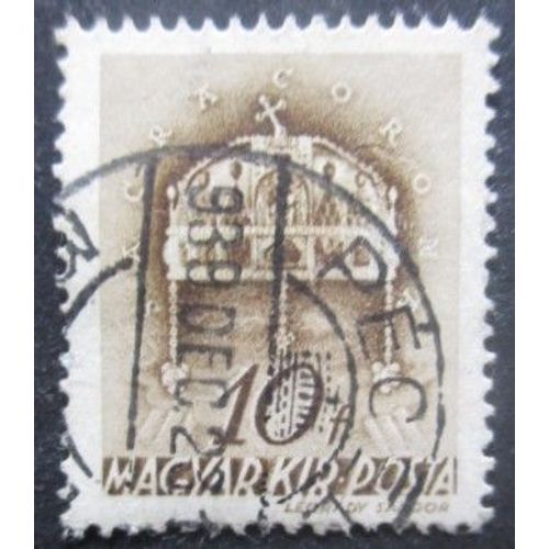 Hongrie N°529 Filigrane F Oblitéré