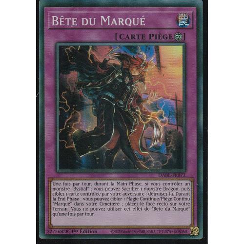 Carte Yu-Gi-Oh - Bete Du Marque - Dabl-Fr073 - Super-Rare -