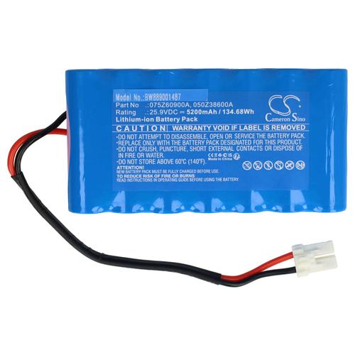 vhbw 1x Batterie compatible avec Ambrogio Cube Elite 4WD tondeuse (5200mAh, 25,9V, Li-ion)