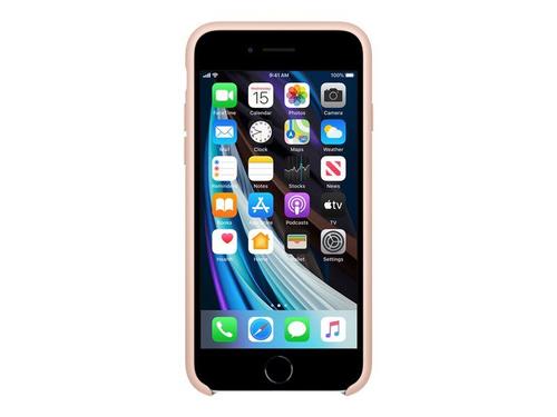 Apple - Coque De Protection Pour Téléphone Portable - Silicone - Sable Rose - Pour Iphone 7, 8, Se (2e Génération)