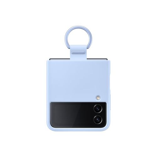 Samsung Ef-Pf721 - Coque De Protection Pour Téléphone Portable - Silicone - Bleu Polaire - Pour Galaxy Z Flip4