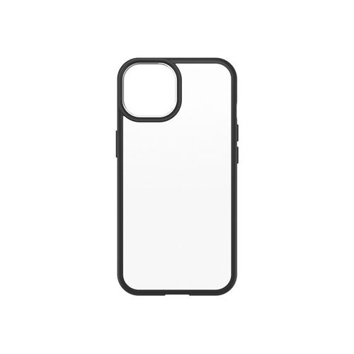 Otterbox React Series - Coque De Protection Pour Téléphone Portable - Antimicrobien - Polycarbonate, Caoutchouc Synthétique - Cristal Noir (Incolore/Noir) - Pour Apple Iphone 14