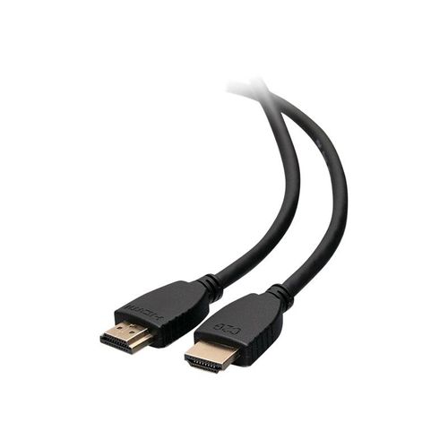 C2G Câble HDMI 4K de 6 pieds avec Ethernet - Haute vitesse - Câble UltraHD - M/M - Câble HDMI avec Ethernet - HDMI mâle pour HDMI mâle - 1.83 m - blindé - noir
