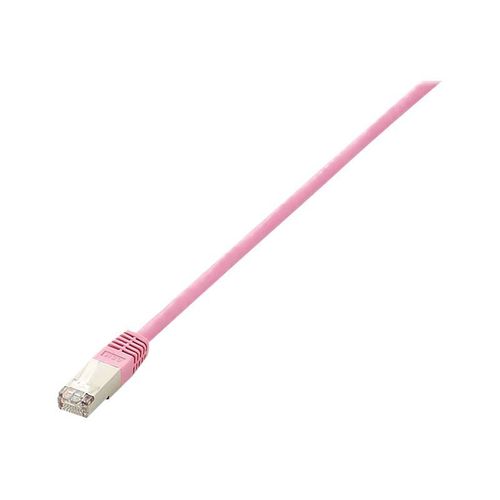 equip Pro - Cordon de raccordement - RJ-45 (M) pour RJ-45 (M) - 25 cm - SFTP, PiMF - CAT 6 - moulé, bloqué - rose