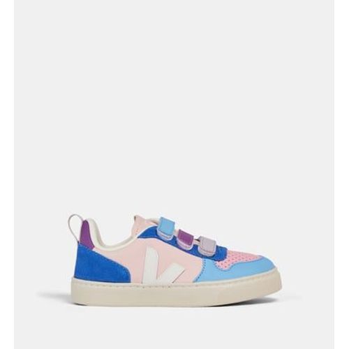 Veja - Tennis Basses Small V-10 Chromefree Scratch Cuir Unisexe - Rose
