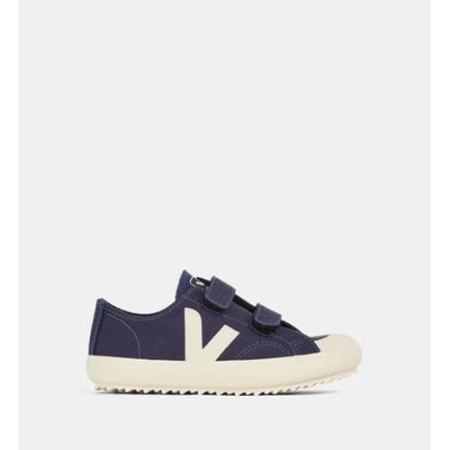 Veja - Tennis Basses Small Ollie Toile De Coton Bio Unisexe - Bleu