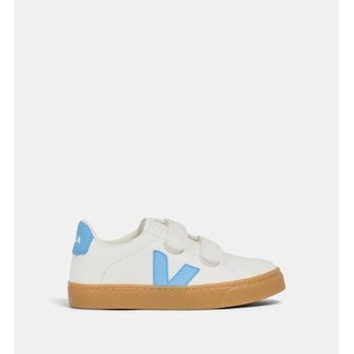 Veja - Tennis Basses Small Esplar Chromefree Scratch Cuir Unisexe - Blanc