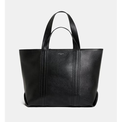 Le Tanneur - Sac cabas en cuir - Noir