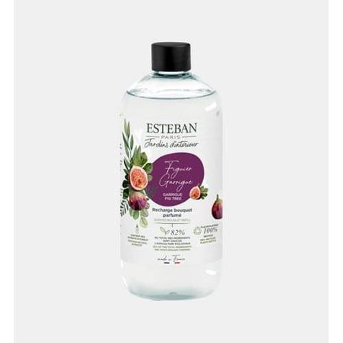 Esteban Paris Parfums - Recharge bouquet parfumé - Figuier garrigue - 500 ml - Transparent