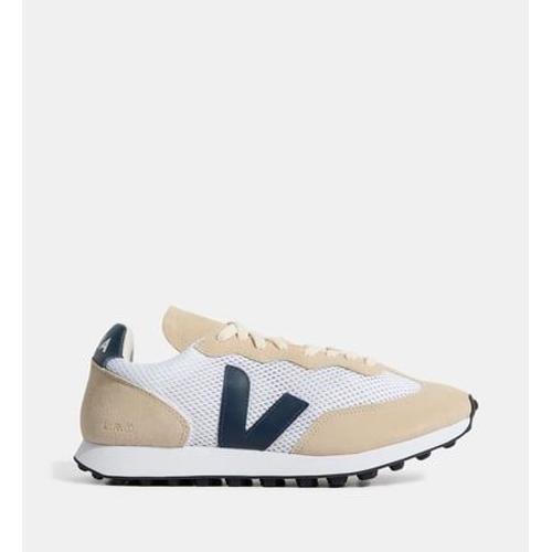 Veja Baskets Basses Rio Branco Cuir Suède Et Mesh Beige