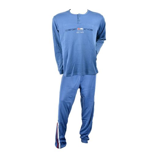 Pyjama Homme Long Sweet Secret C2687 At Home Bleu