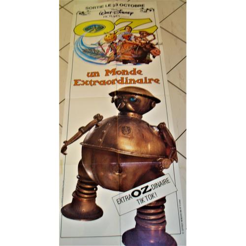 Oz Un Monde Extraordinaire ( Tik Tok ) - De Walter Murch - Walt Disney - Affiche Pantalon Originale Cinéma - 60 X 160 - 1985 -