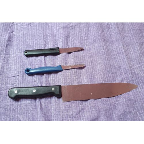 Lot De 3 Couteaux De Cuisine