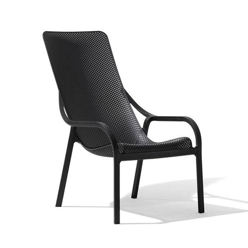 Nardi Fauteuil Pour Extérieur Net Lounge (Anthracite - Polypropylène Prv)